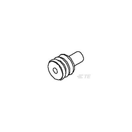 Te Connectivity Wire Seal Rubber Sensor Orange 184140-1
